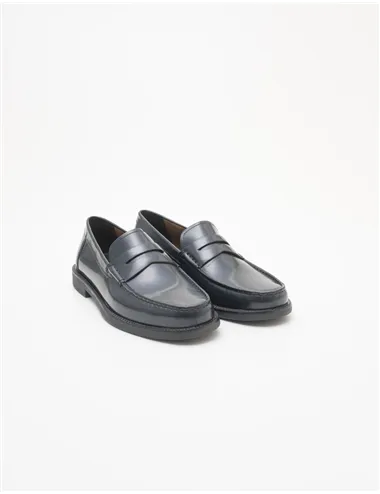 Mocassini uomo Recanati blu