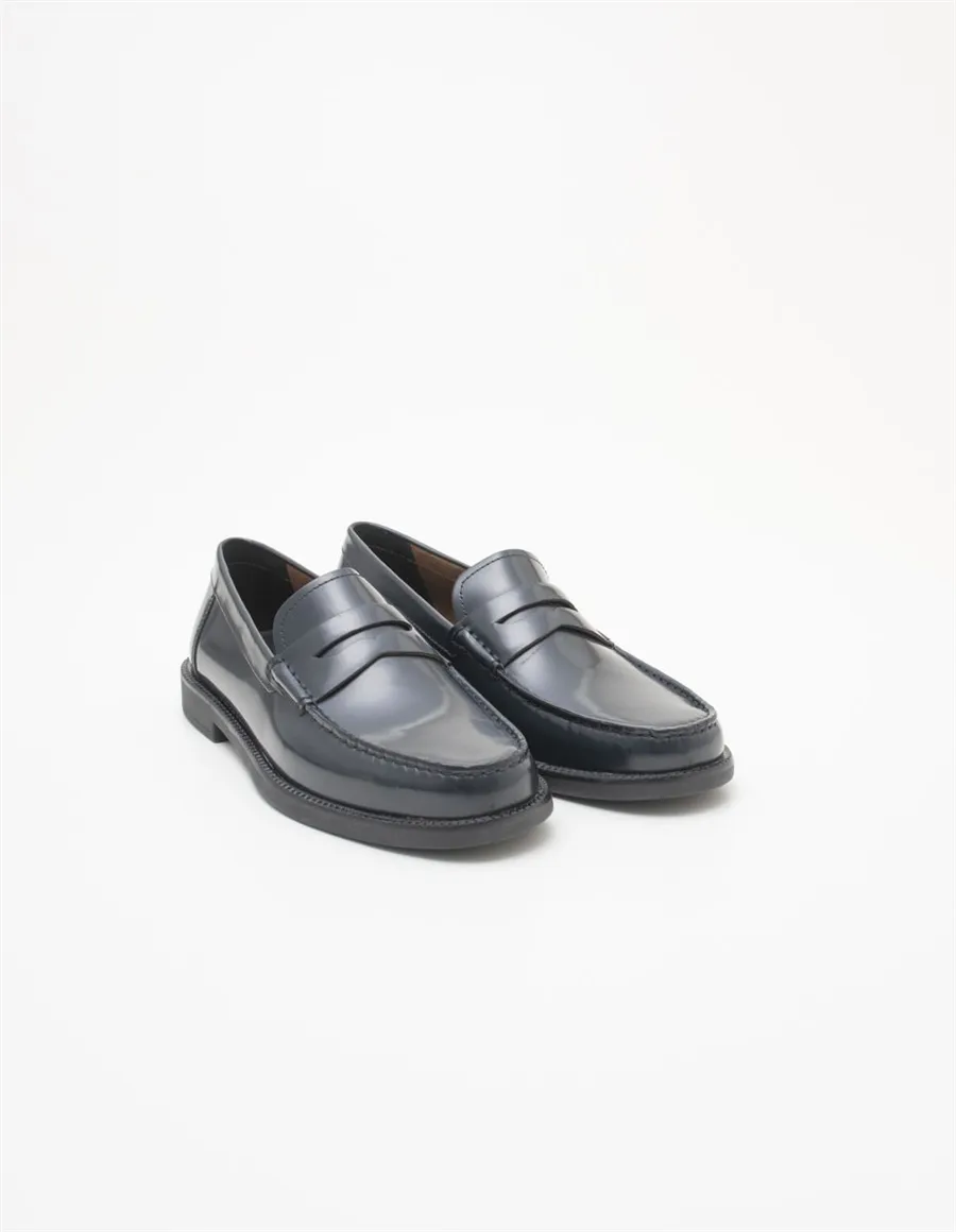 Mocassini uomo Recanati blu