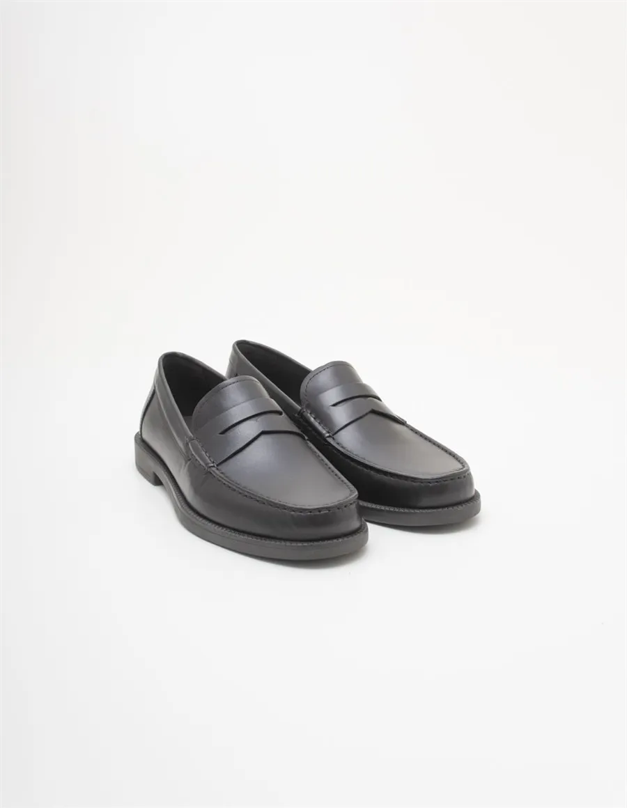 Mocassini uomo Recanati pelle testa di moro