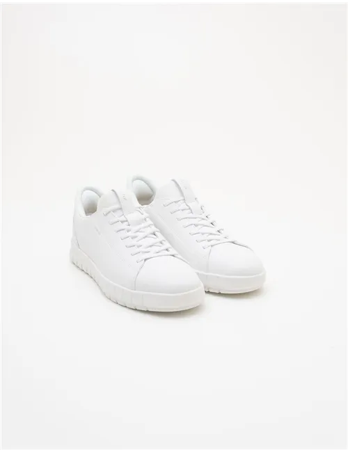 Sneakers uomo FlexTride Plus pelle bianco