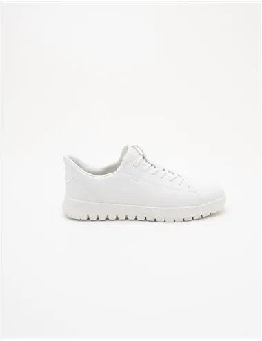 Sneakers uomo FlexTride Plus pelle bianco
