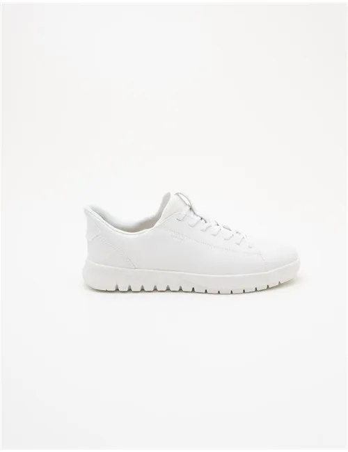 Sneakers uomo FlexTride Plus pelle bianco