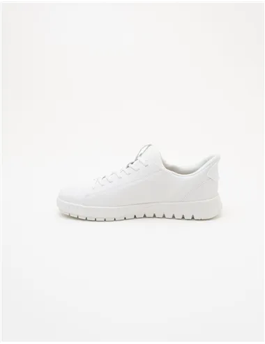 Sneakers uomo FlexTride Plus pelle bianco