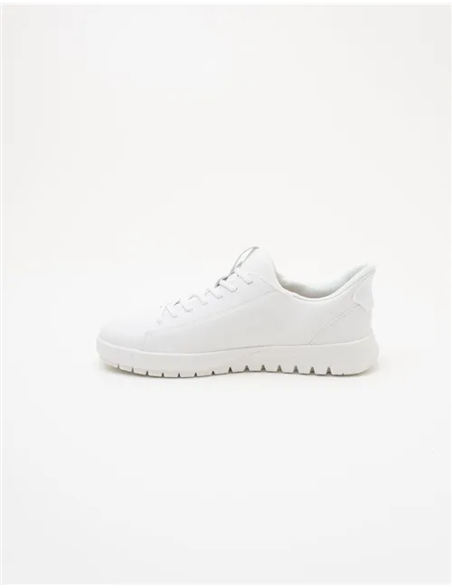 Sneakers uomo FlexTride Plus pelle bianco