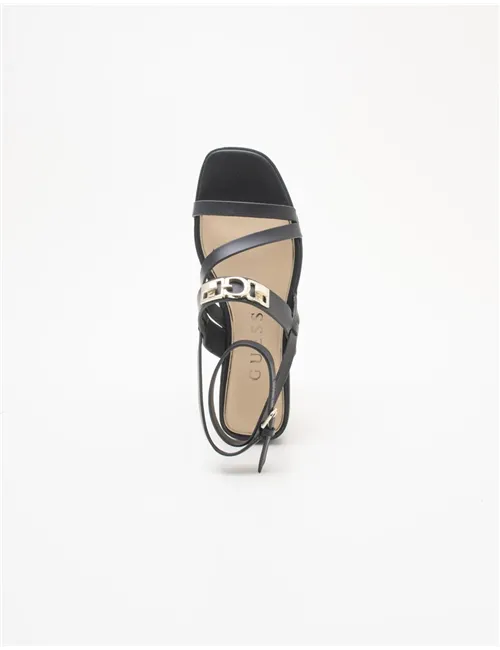 Sandali flat donna Rula pelle nera