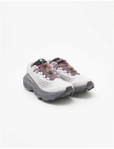 Ultraglide 4 scarpe trail running da uomo in mesh grigio-bianco-nero-rosa