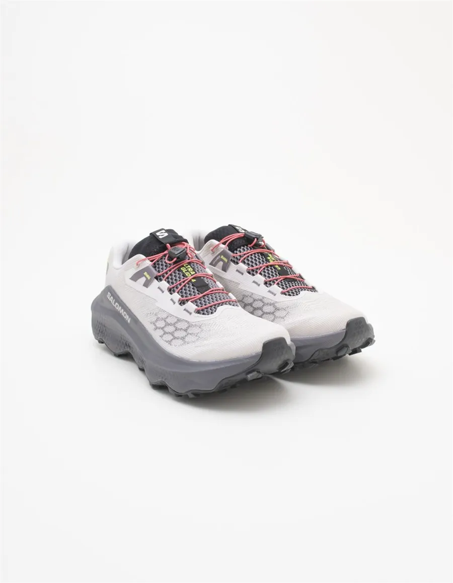 Ultraglide 4 scarpe trail running da uomo in mesh grigio-bianco-nero-rosa