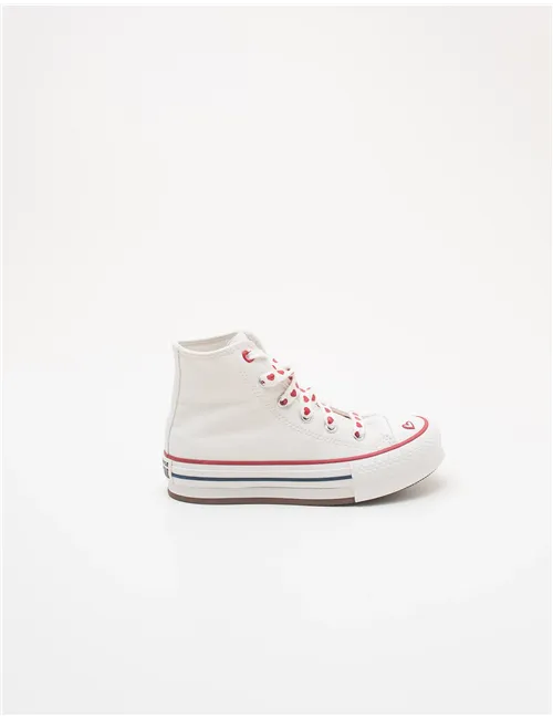 Sneakers bambina Chuck Taylor All Star Lift Platform Valentine's Day bianco