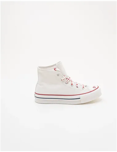 Sneakers ragazza Chuck Taylor Lift Platform Valentine’s Day bianco