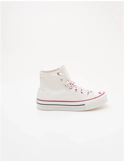 Sneakers ragazza Chuck Taylor Lift Platform Valentine’s Day bianco