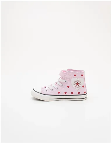 Sneakers bambina Chuck Taylor Easy-On Valentine's Day rosa