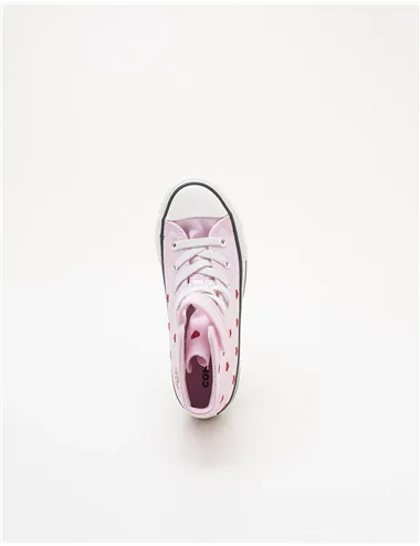 Sneakers bambina Chuck Taylor Easy-On Valentine's Day rosa