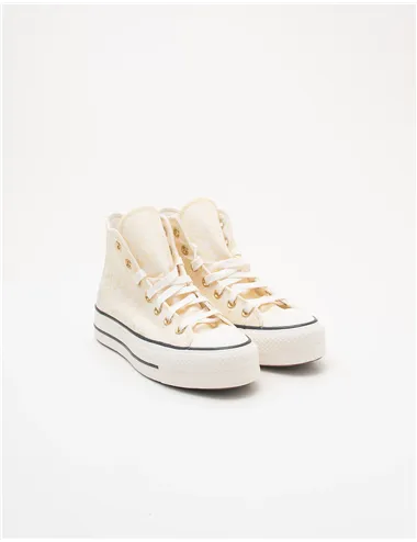 Sneakers donna Chuck Taylor All Star Lift panna oro