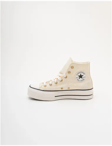 Sneakers donna Chuck Taylor All Star Lift panna oro
