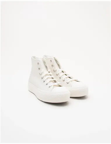 Sneakers donna All Star Lift Crocodile bianco