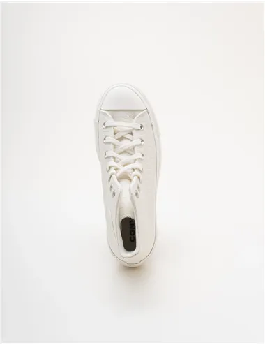 Sneakers donna All Star Lift Crocodile bianco