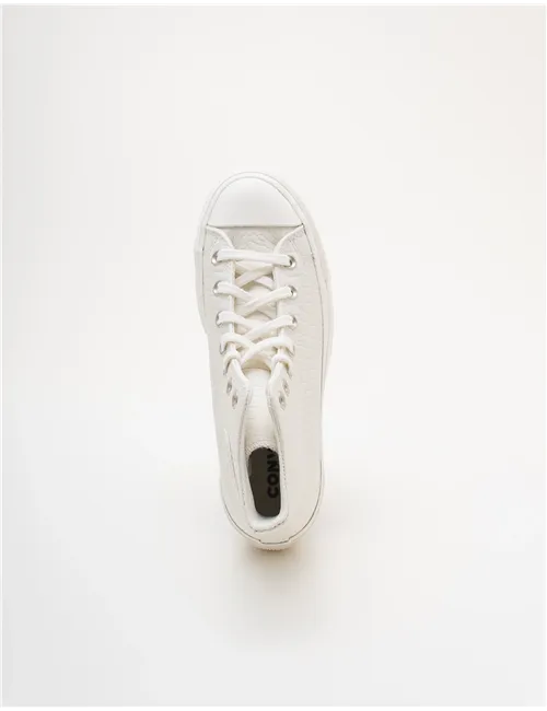 Sneakers donna All Star Lift Crocodile bianco