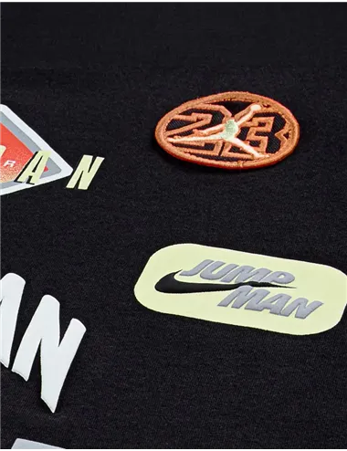 T-shirt bambino Dynasty Patch cotone nero