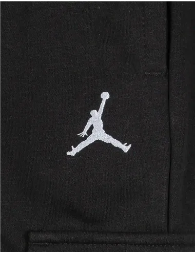 Pantaloni cargo bambino cotone nero