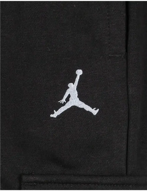 Pantaloni cargo bambino cotone nero