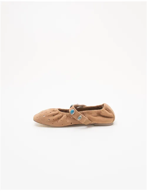 Ballerine donna Dafne03maryj beige-turchese