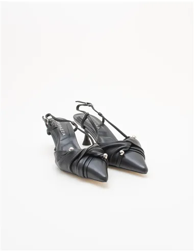 Décolleté slingback donna Glow04chan nero