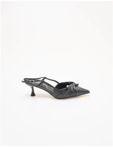 Décolleté slingback donna Glow04chan nero