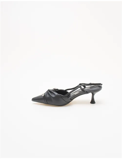Décolleté slingback donna Glow04chan nero