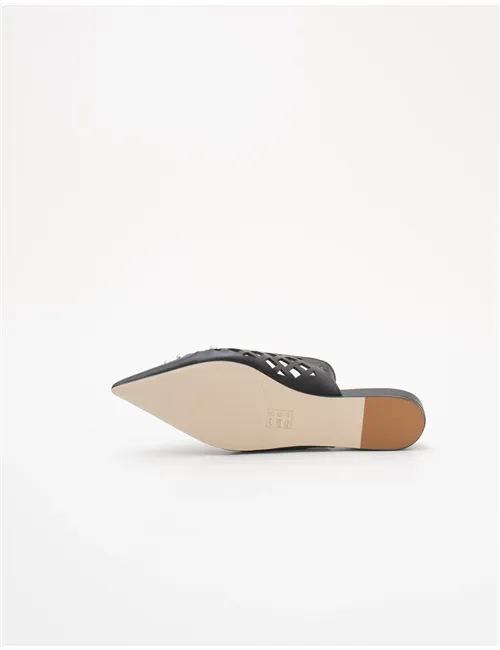 Ballerine slingback donna Petal03chan nero-argento