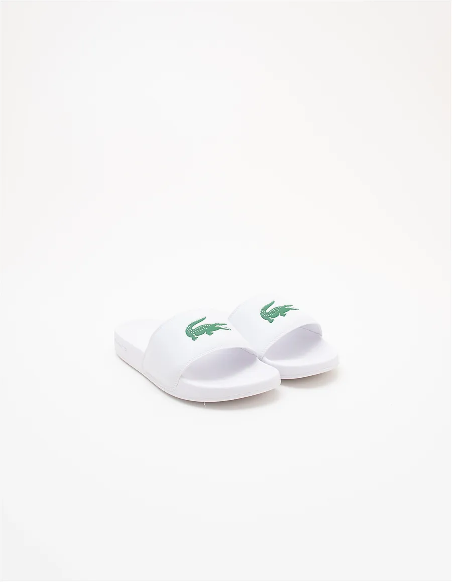 Ciabatte uomo Serve Slide bianco-verde
