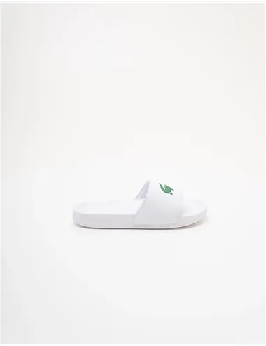 Ciabatte uomo Serve Slide bianco-verde