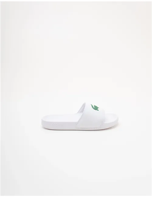 Ciabatte uomo Serve Slide bianco-verde