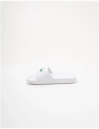 Ciabatte uomo Serve Slide bianco-verde