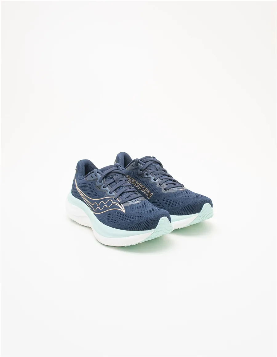 Scarpe running donna Ride navy-aqua