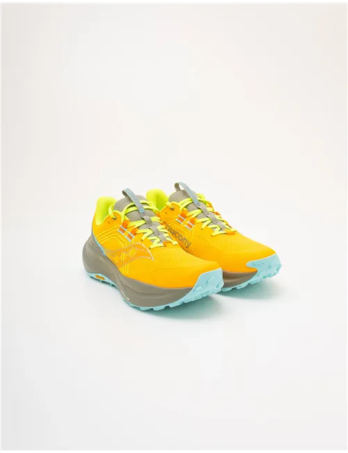 Scarpe trail running uomo Xodus Ultra giallo-arancione-azzurro