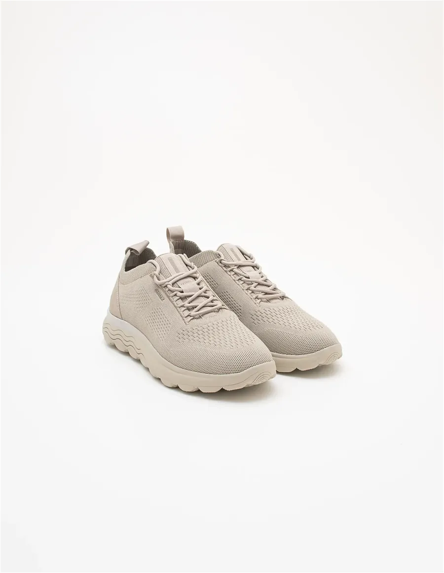 Sneakers uomo Maglia Rete beige