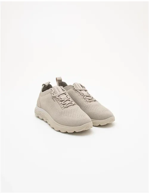 Sneakers uomo Maglia Rete beige