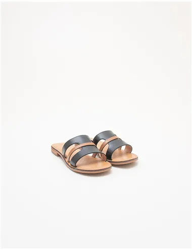 Sandali donna bassi nero