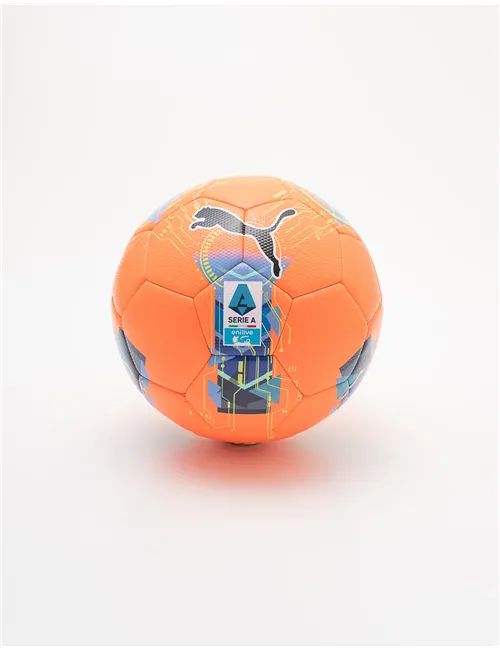 Pallone da calcio Orbita Serie A arancione blu