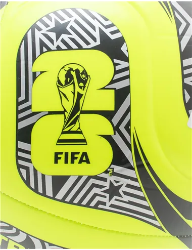 Pallone da calcio Trionda FIFA World Cup 26™ lime silver nero