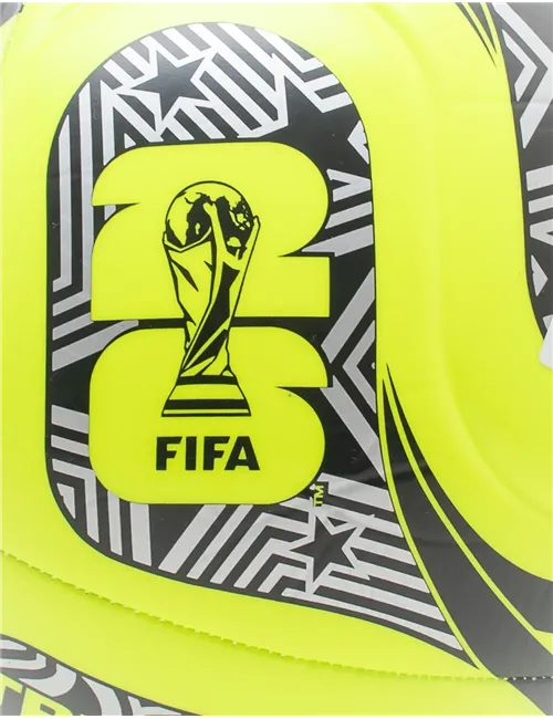 Pallone da calcio Trionda FIFA World Cup 26™ lime silver nero