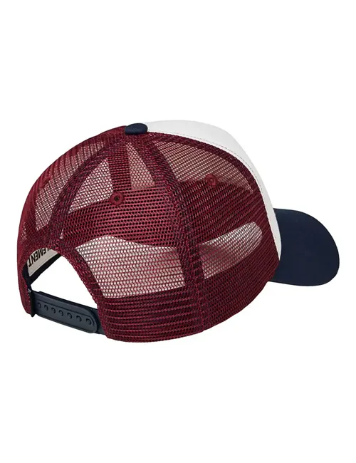 Cappellino uomo Icon Mesh bianco blu bordeaux