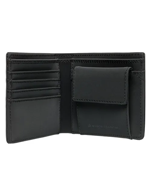 Portafoglio uomo Icon Strap nero