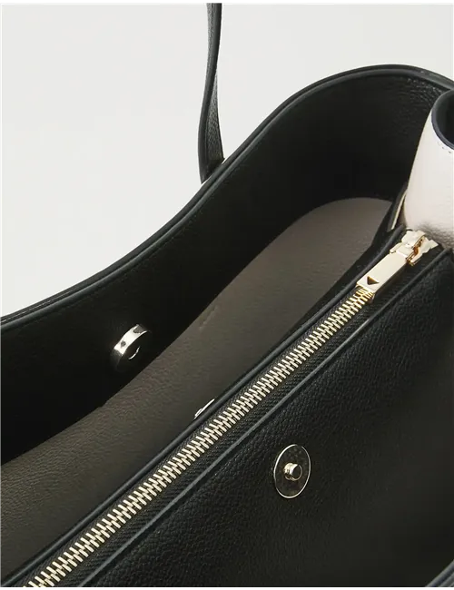 Borsa shopper donna Meridian nero