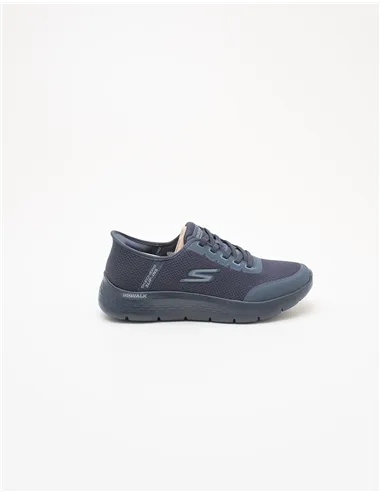 Sneakers uomo Go Walk Flex Netro blu navy