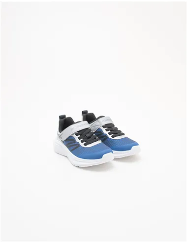 Sneakers bambino Microspec Velocity blu argento