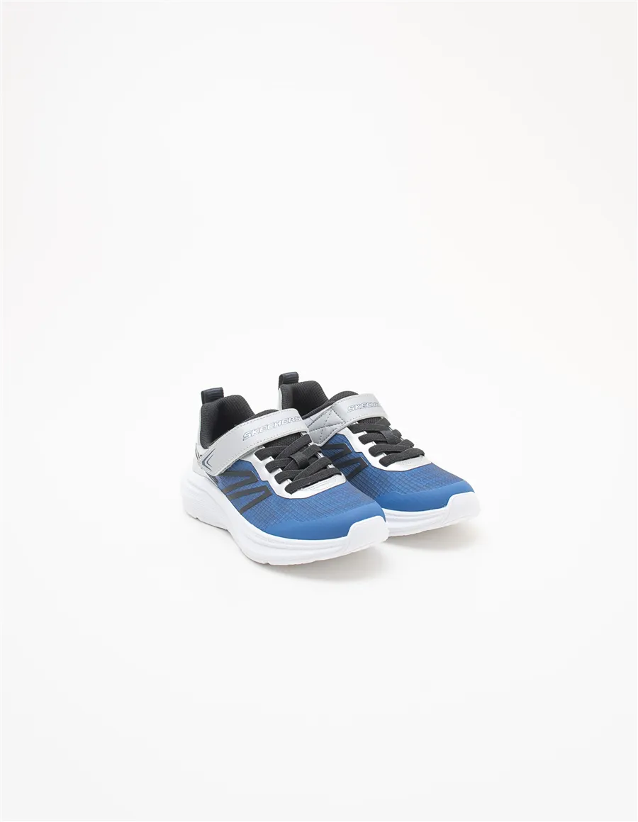 Sneakers bambino Microspec Velocity blu argento
