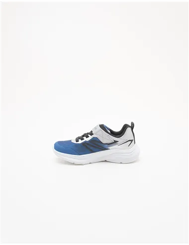 Sneakers bambino Microspec Velocity blu argento