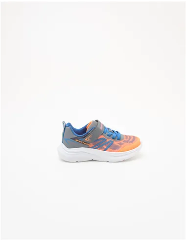 Sneakers bambino Microspec Velocity arancione antracite