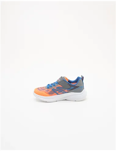 Sneakers bambino Microspec Velocity arancione antracite